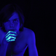 Illustration for article titled 10 Psychedelic Blacklight Portraits